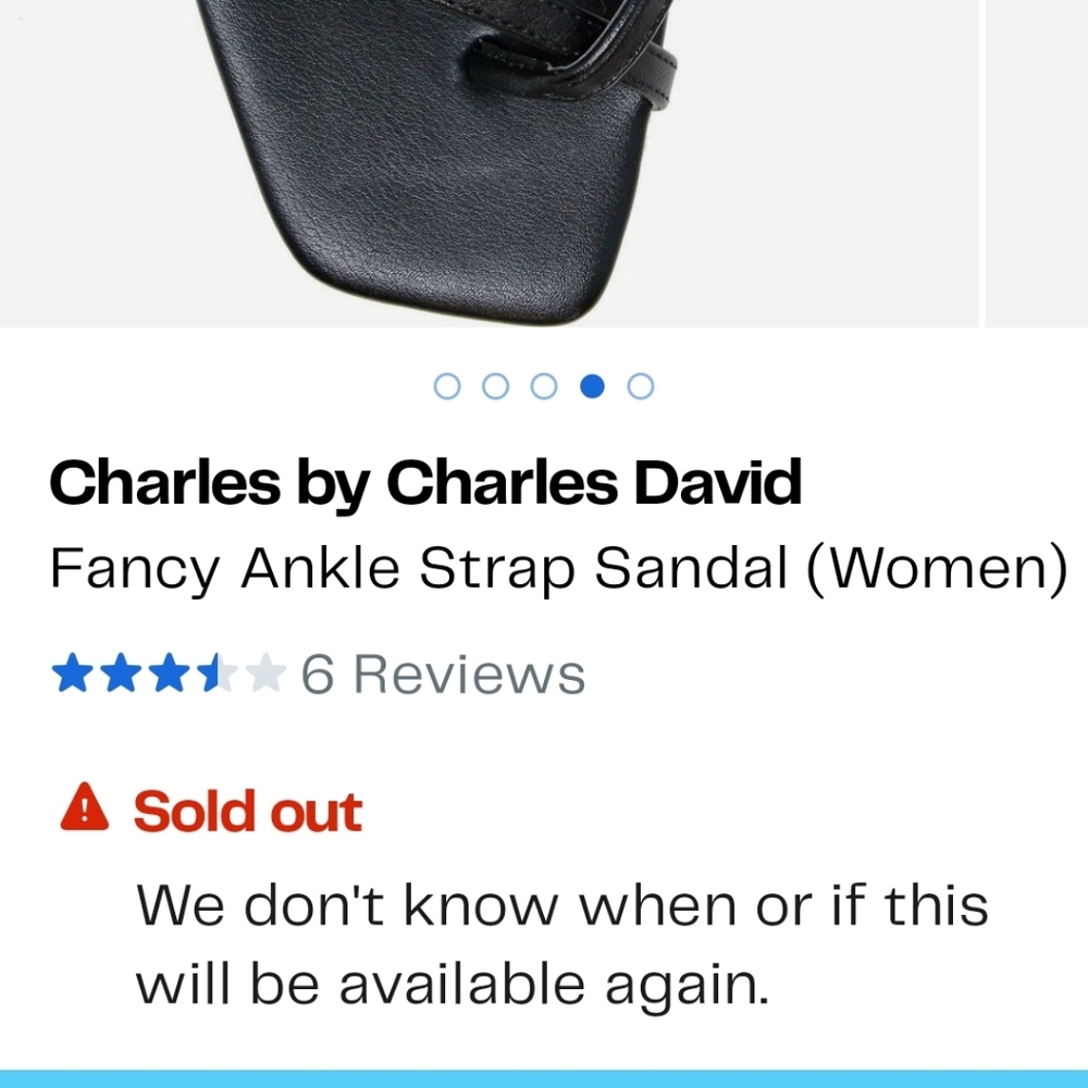 Charles by Charles Gancy Ankle Strap Heeled Sandals - Picture 2 of 11